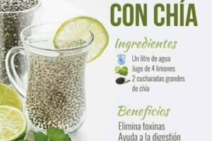 Agua de Limón con Chía: Un Remedio Natural para Mejorar tu Salud