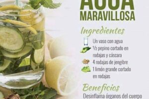 Agua Maravillosa: Un Remedio Natural para Desintoxicar y Quemar Grasas