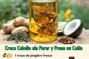Cómo Crecer Cabello sin Parar y Frenar su Caída: Receta Natural