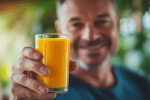 Bebida de Lima, Ajo y Cúrcuma: El Potente Refuerzo Natural para la Salud Masculina