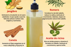 Tratamiento natural que activa el crecimiento del cabello desde la raíz